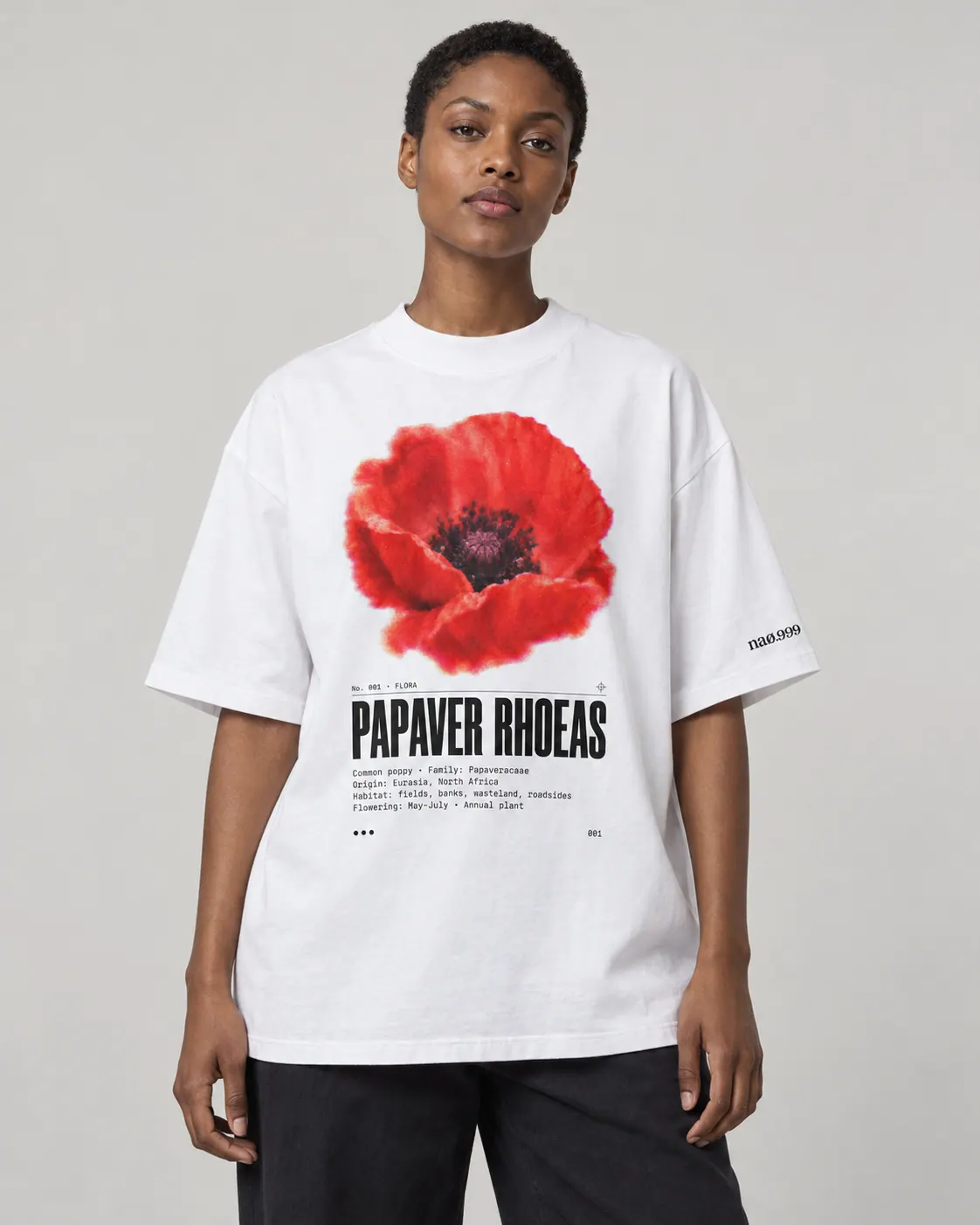 Flora, tshirt blanc