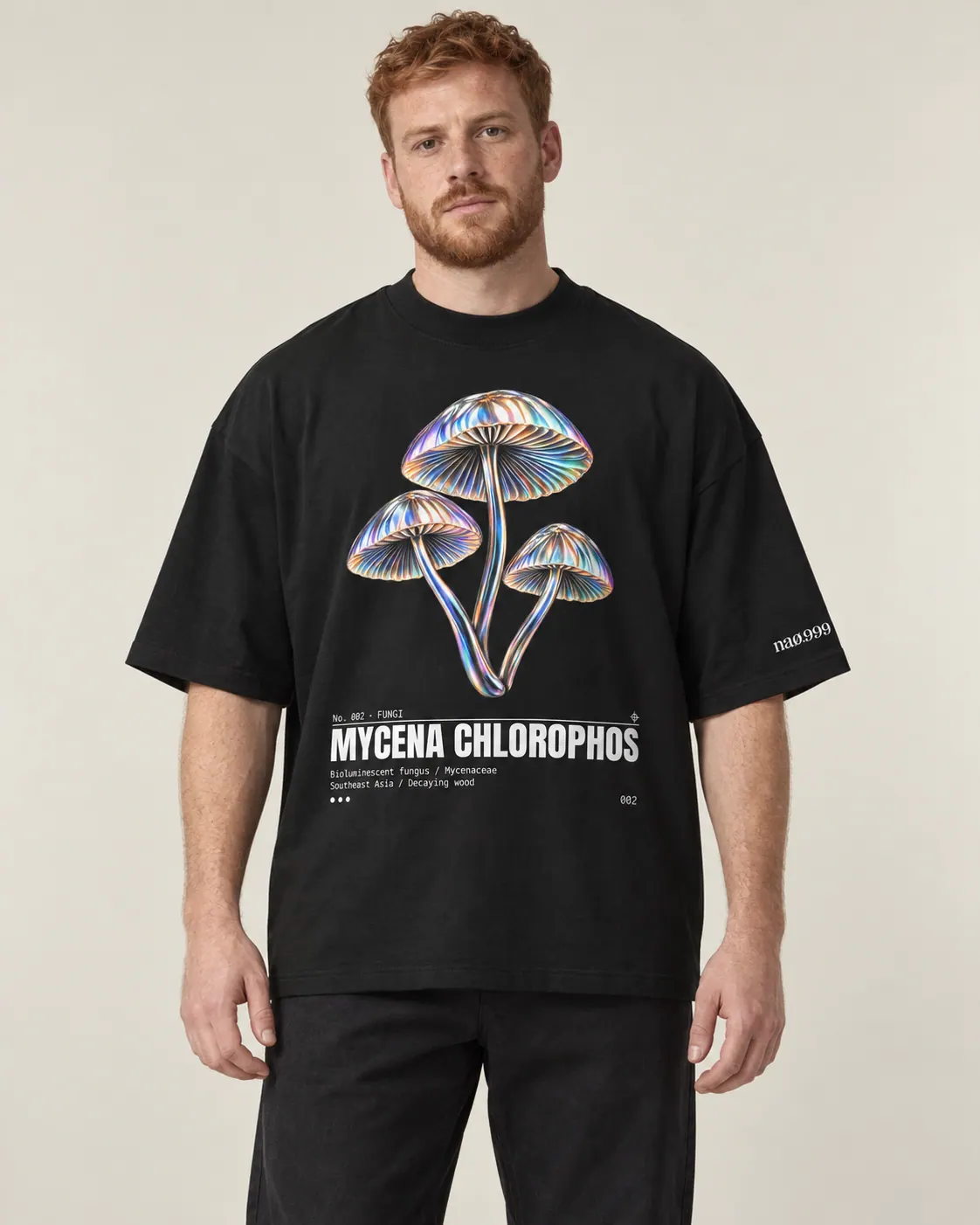Fungi, tshirt noir