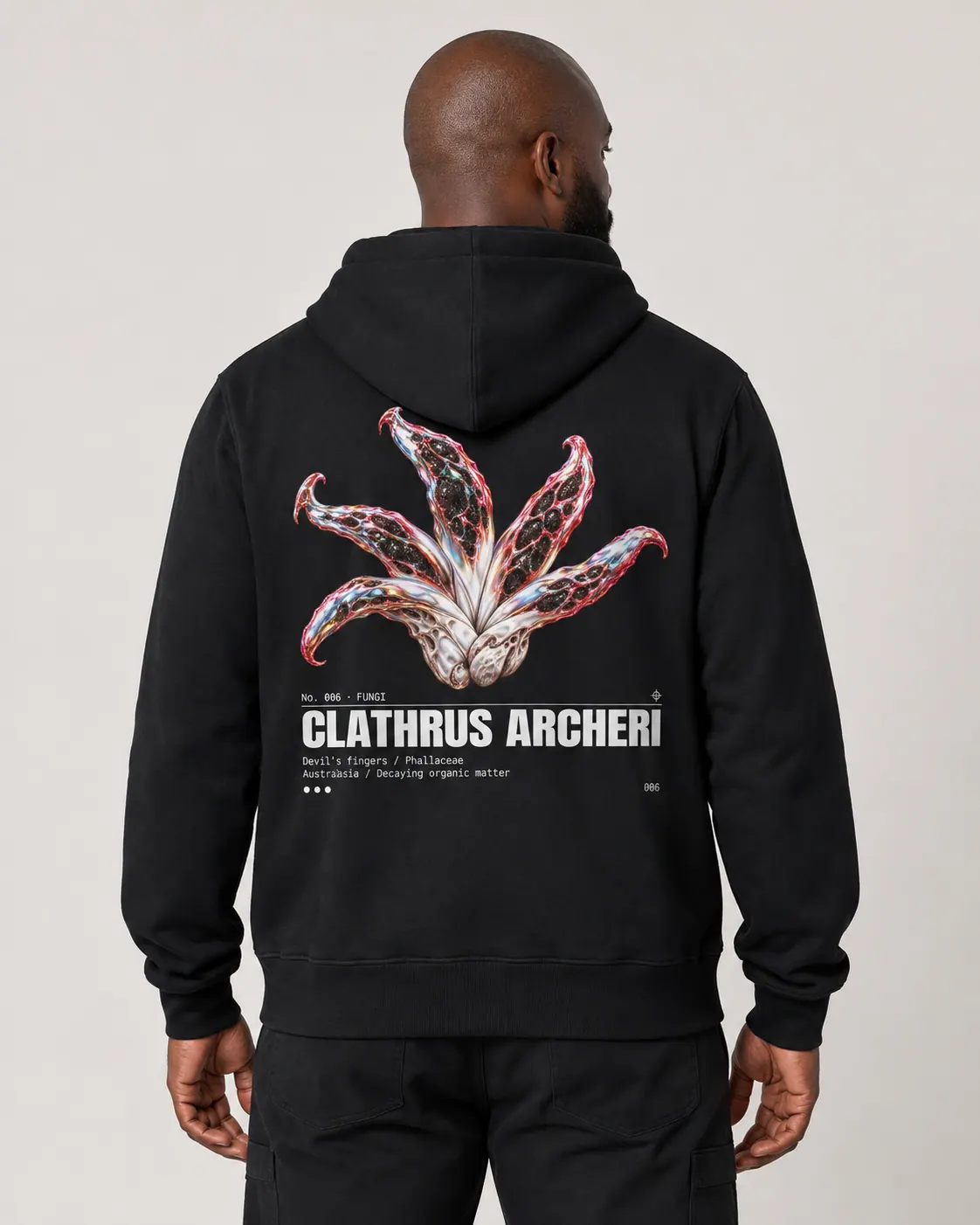 Clathrus archeri porte